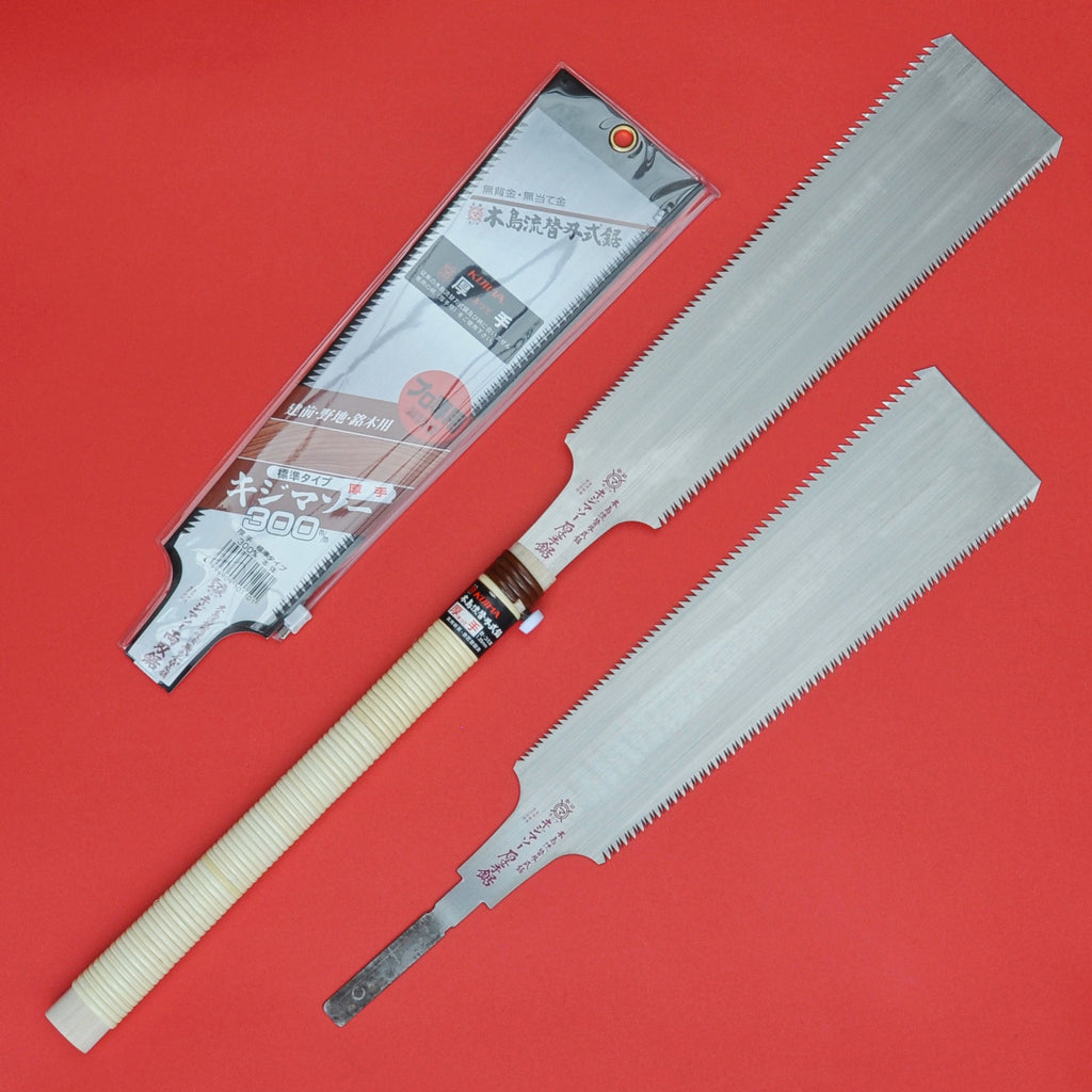KIJIMA RYOBA Sierra + Hoja de repuesto 300mm Japón Japonés herramienta carpintería 