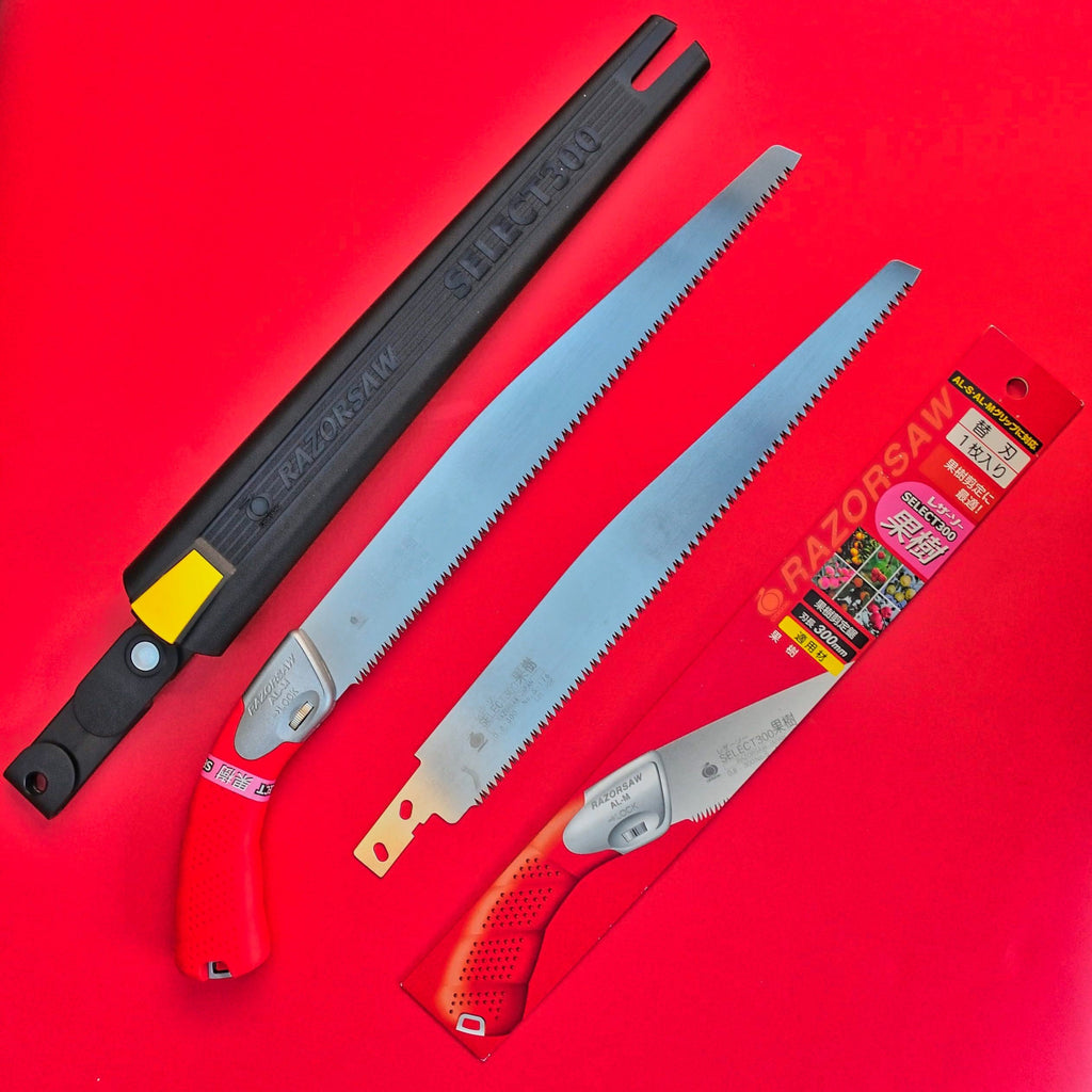Obstbäume Astsäge + Ersatzklinge Razorsaw Gyokucho 176 SELECT 300 mm Japan