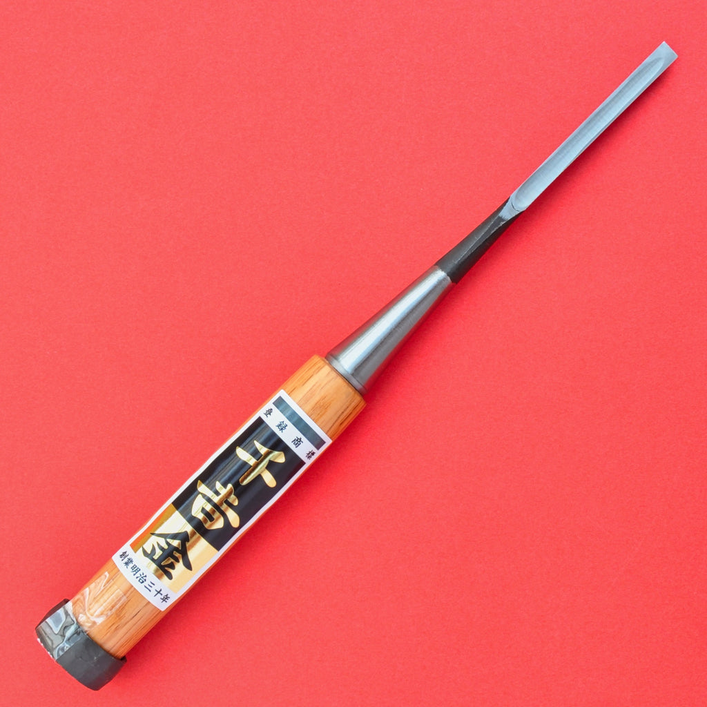 6mm SENKICHI Chisel oire nomi Yasugi White paper Steel made in Japan back