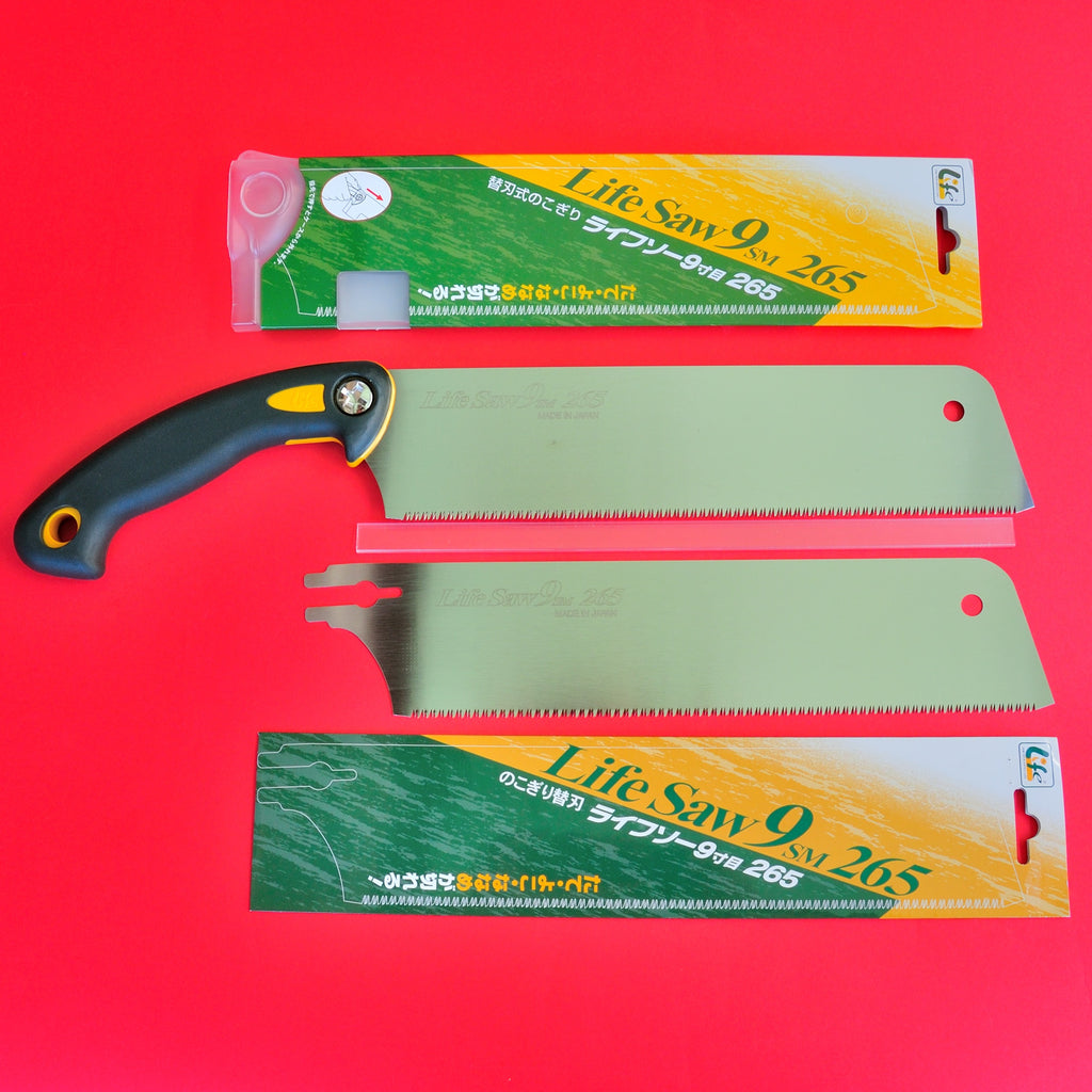 Zetsaw Säge + Ersatzklinge KATABA Z Lifesaw 265mm Japan Japanisch Werkzeug Schreiner