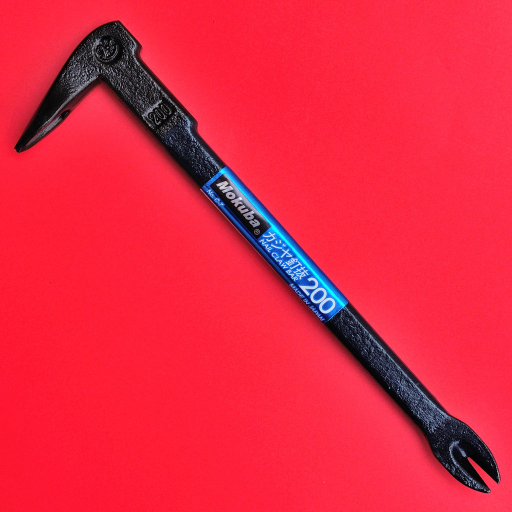 Japan MOKUBA C-7 200mm 7.9" Pry nail puller pulling cat's paw claw bar