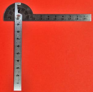 SHINWA Protractor 10cm ⦰40mm Stainless steel 62995 Japan Japanese tool